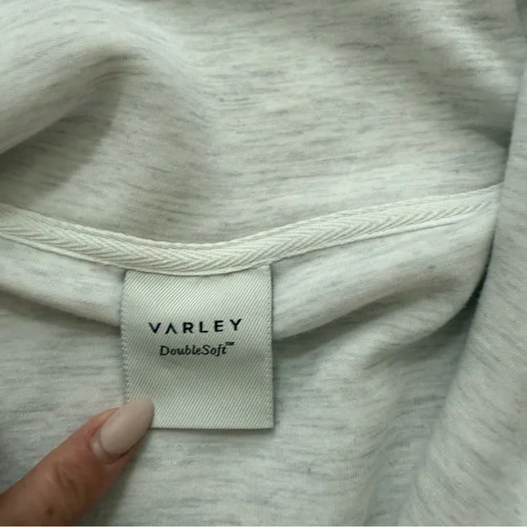 Varley Cream Half-Zip Sweatshirt - Picture 4 of 4